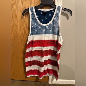 US Apparel American Flag Shirt - Medium